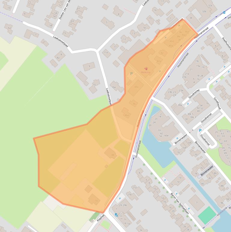 Kaart van postcodegebied 6851GV.