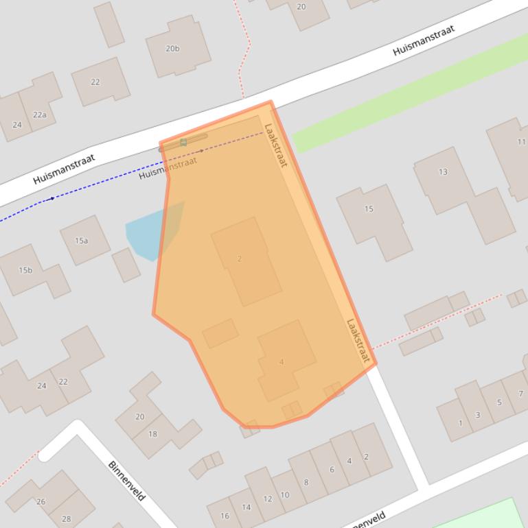 Kaart van postcodegebied 6851GX.