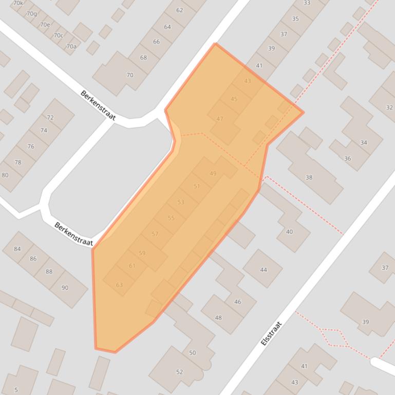 Kaart van postcodegebied 6851HL.