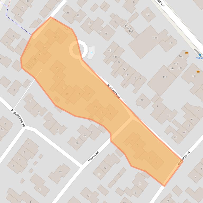 Kaart van postcodegebied 6851JA.