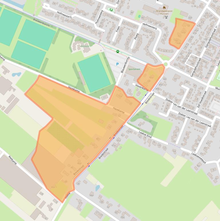 Kaart van postcodegebied 6851JT.