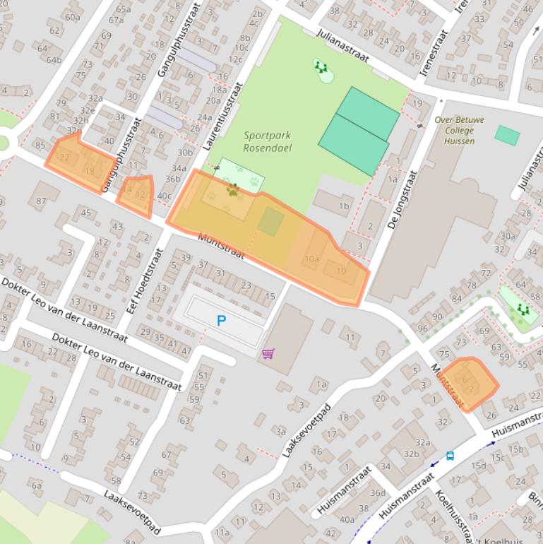 Kaart van postcodegebied 6851JV.