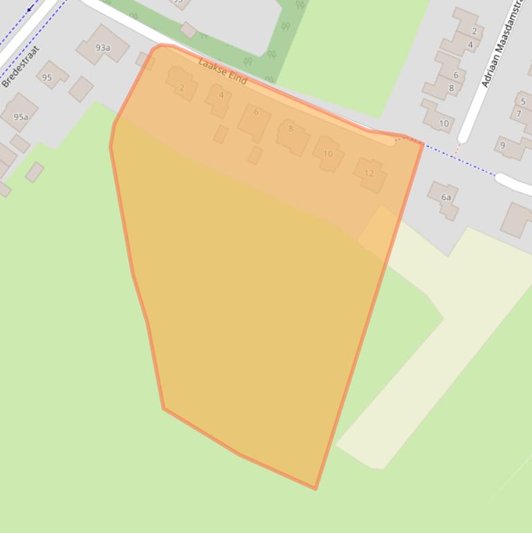 Kaart van postcodegebied 6851JX.