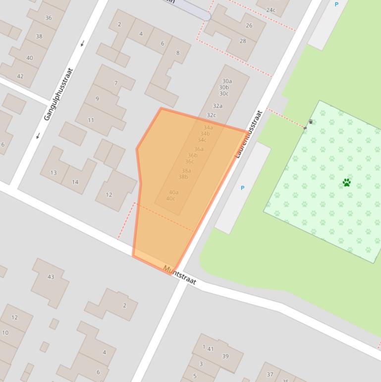 Kaart van postcodegebied 6851KC.