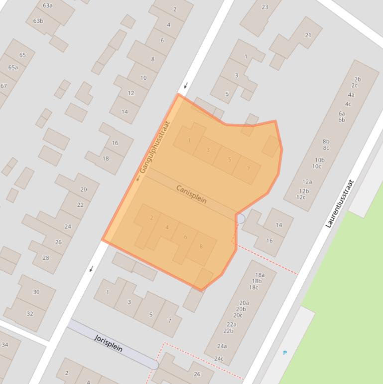 Kaart van postcodegebied 6851KE.