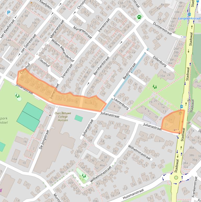 Kaart van postcodegebied 6851KK.