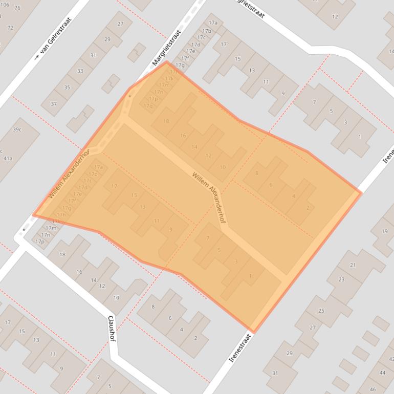 Kaart van postcodegebied 6851LB.