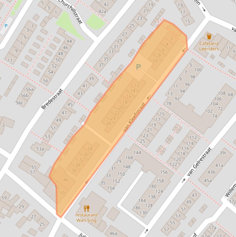 Kaart van postcodegebied 6851LL.