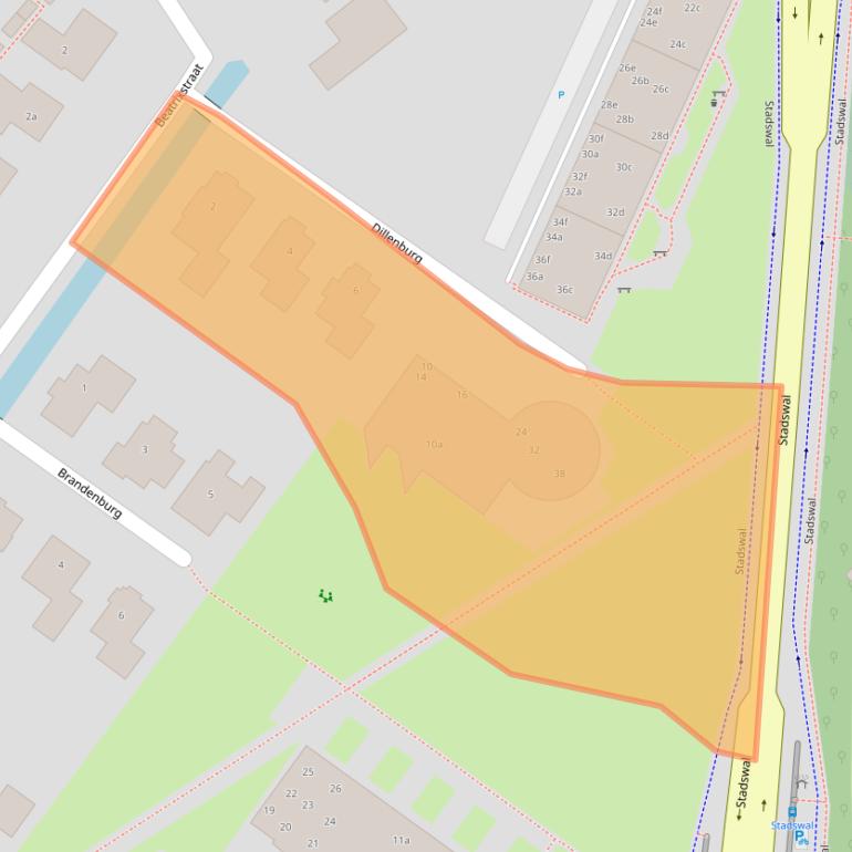 Kaart van postcodegebied 6851LX.