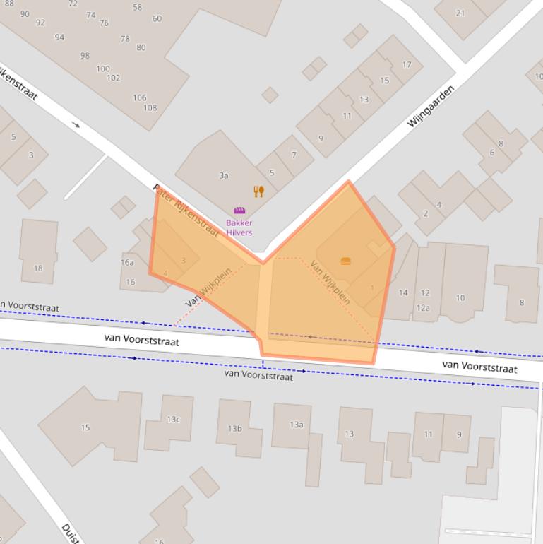 Kaart van postcodegebied 6851MC.