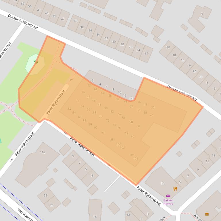 Kaart van postcodegebied 6851ME.