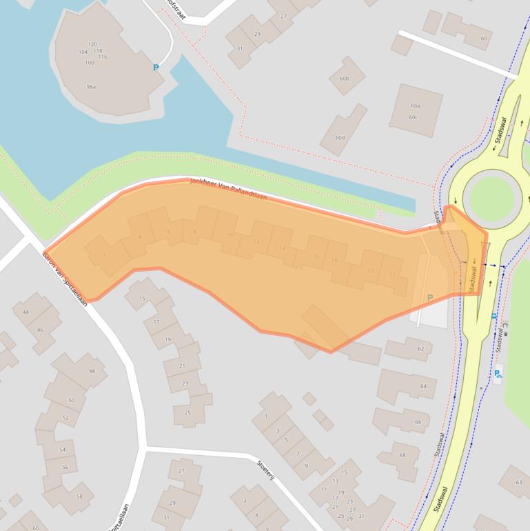 Kaart van postcodegebied 6851NN.