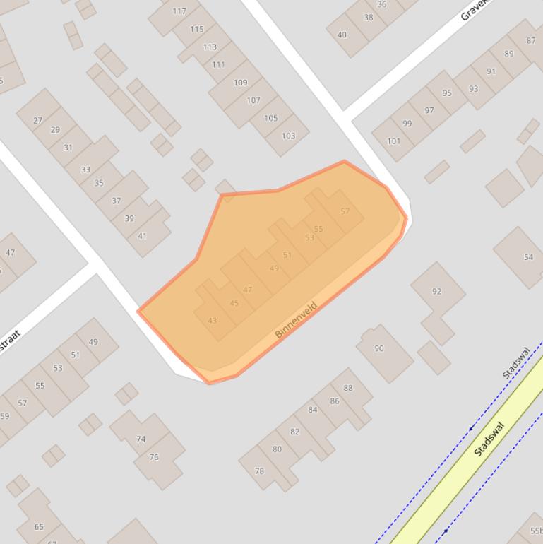 Kaart van postcodegebied 6851NP.