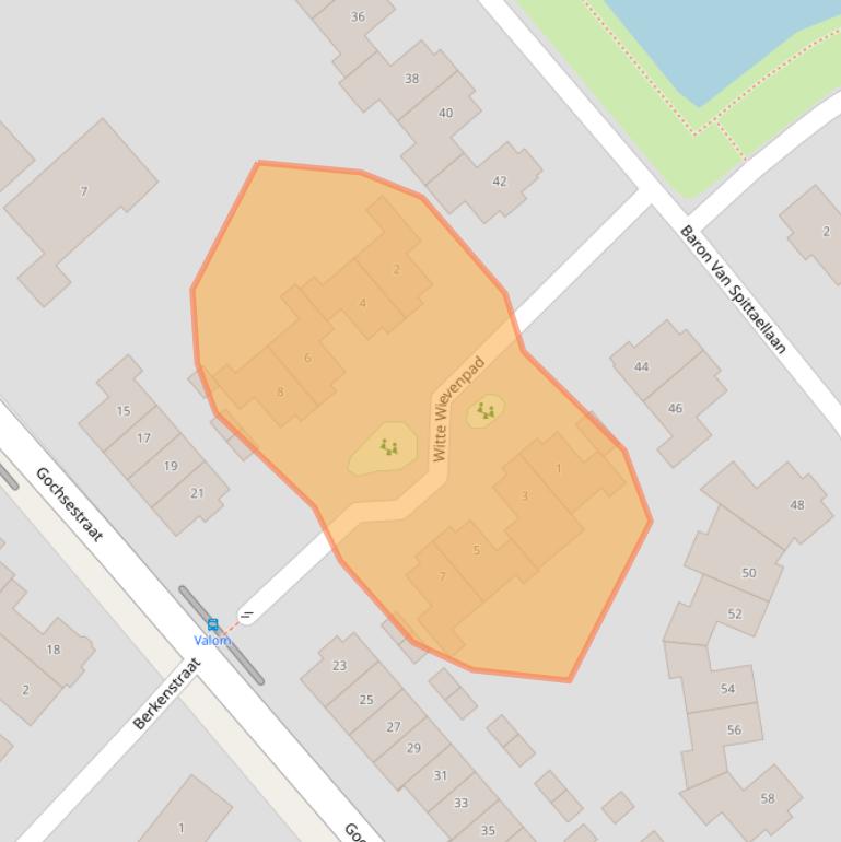 Kaart van postcodegebied 6851NV.