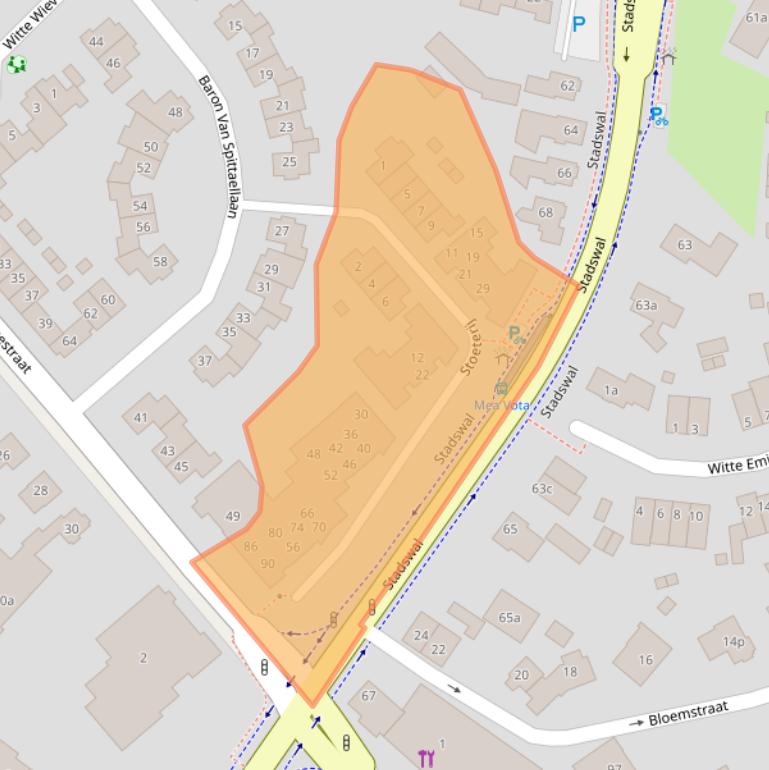 Kaart van postcodegebied 6851NW.