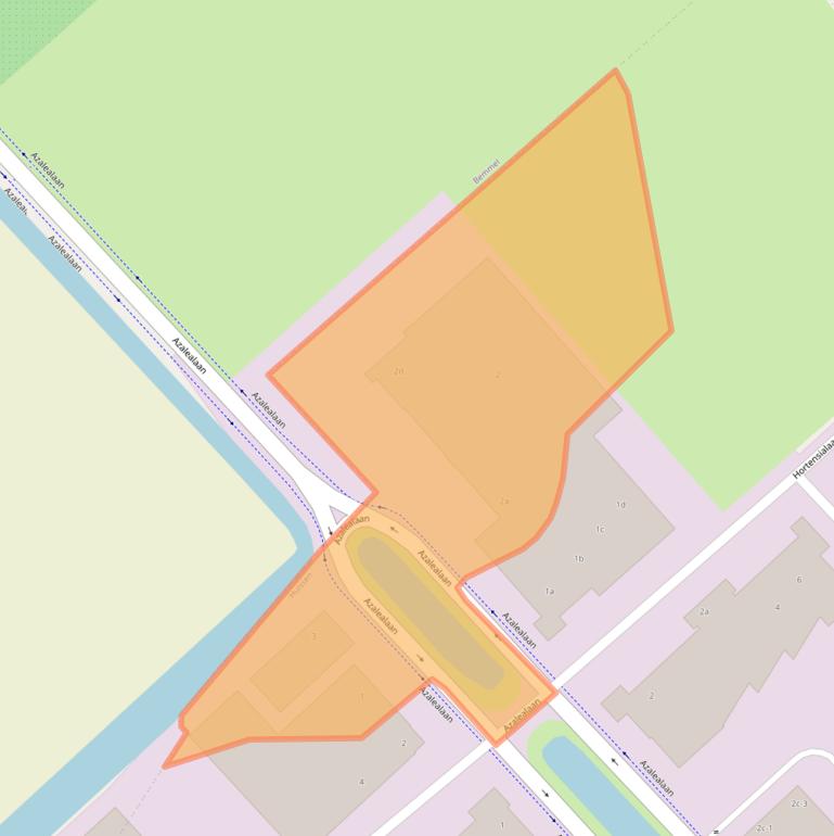 Kaart van postcodegebied 6851TC.