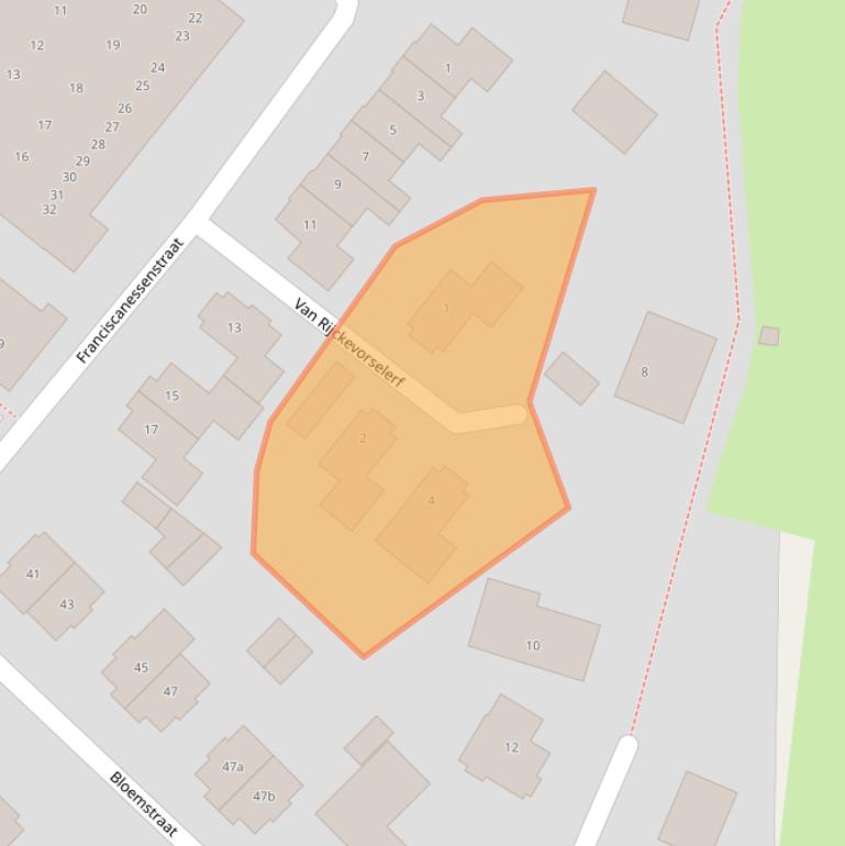 Kaart van postcodegebied 6851VB.