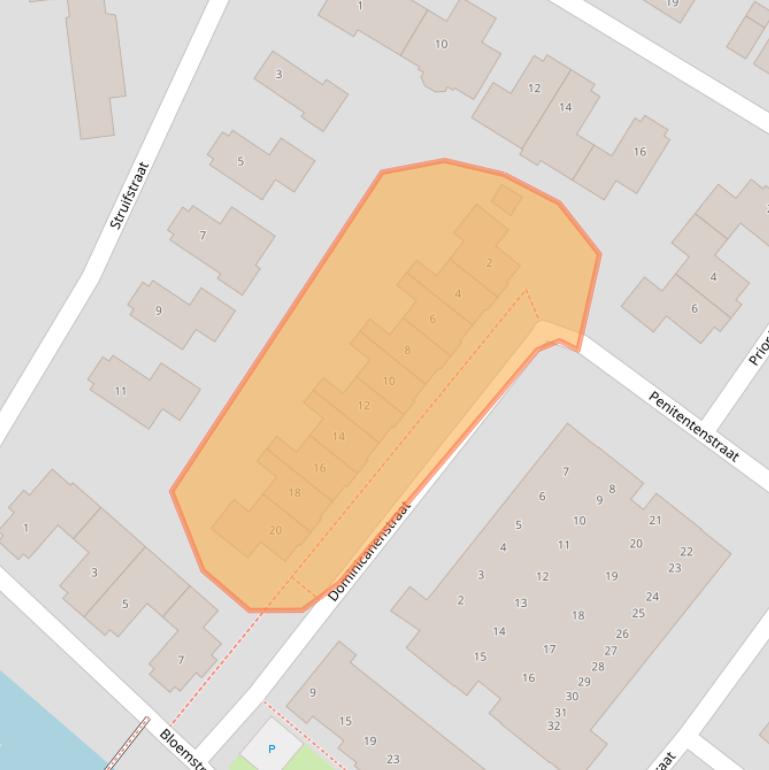 Kaart van postcodegebied 6851VE.