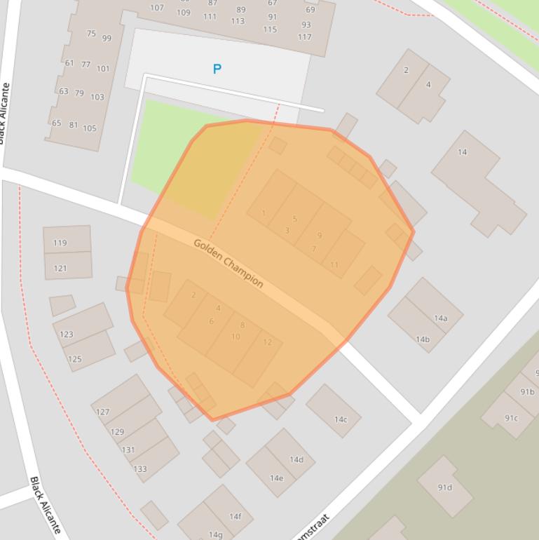 Kaart van postcodegebied 6851VM.