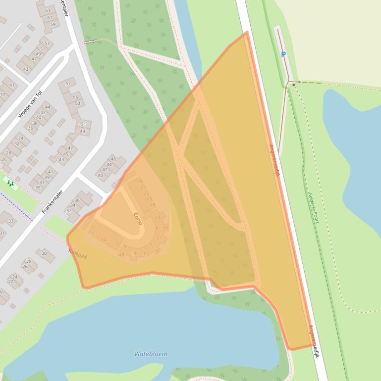 Kaart van postcodegebied 6851VS.
