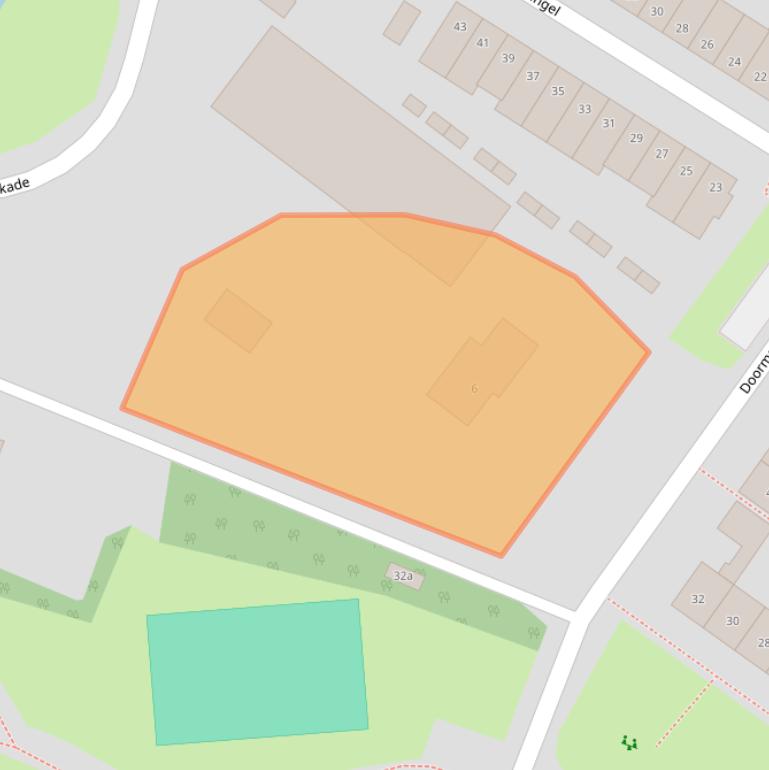 Kaart van postcodegebied 6852AK.