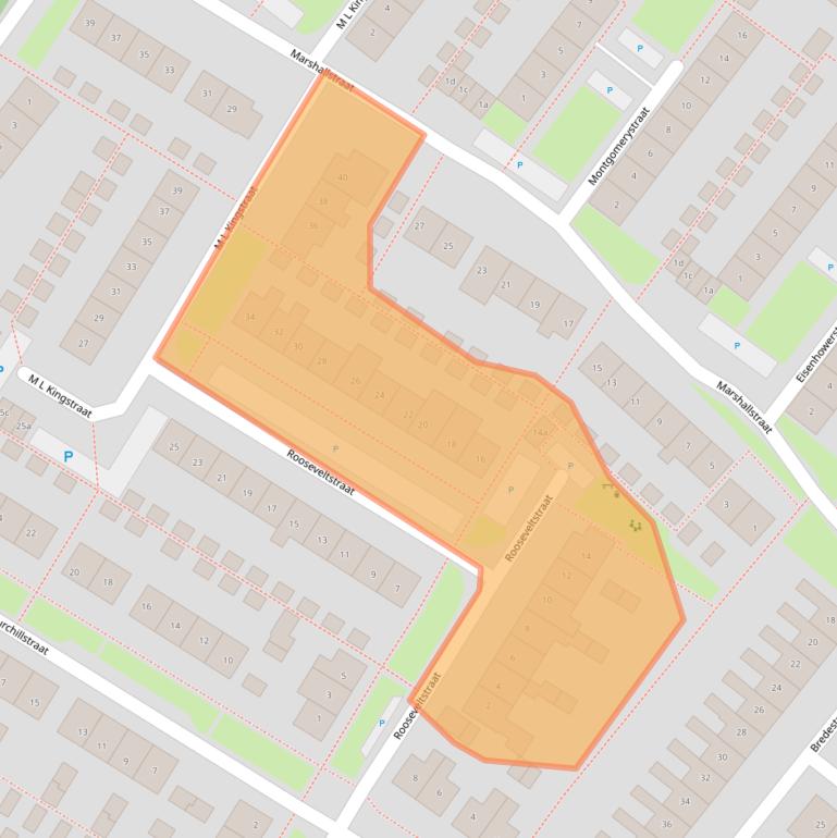 Kaart van postcodegebied 6852AP.