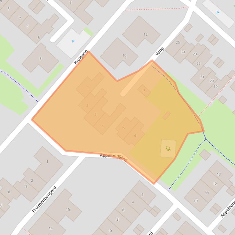 Kaart van postcodegebied 6852BP.