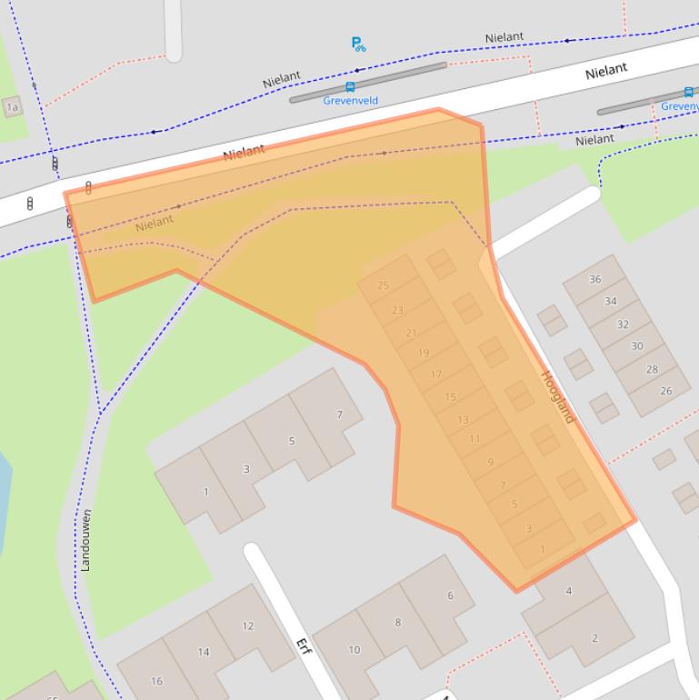 Kaart van postcodegebied 6852GC.