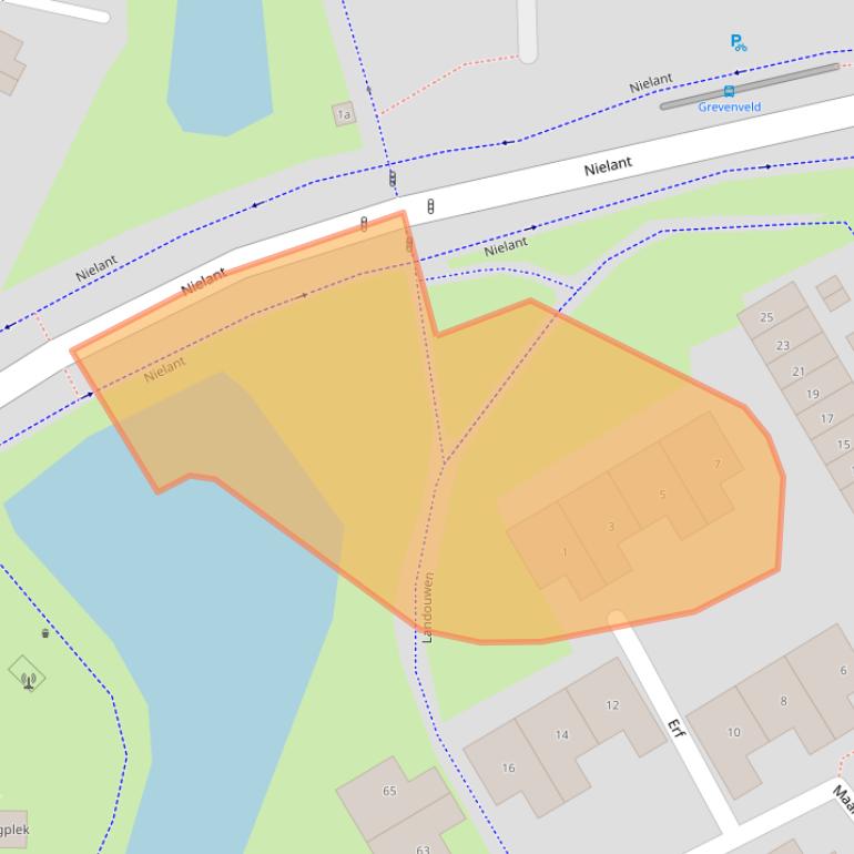 Kaart van postcodegebied 6852GG.