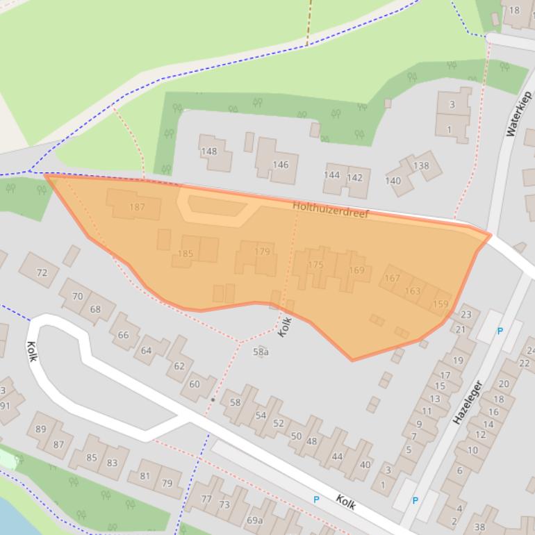 Kaart van postcodegebied 6852JN.