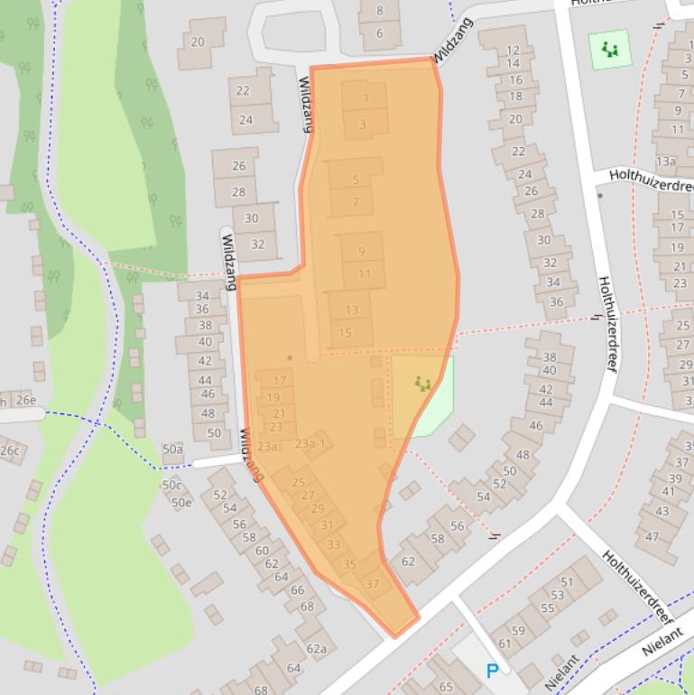Kaart van postcodegebied 6852JS.