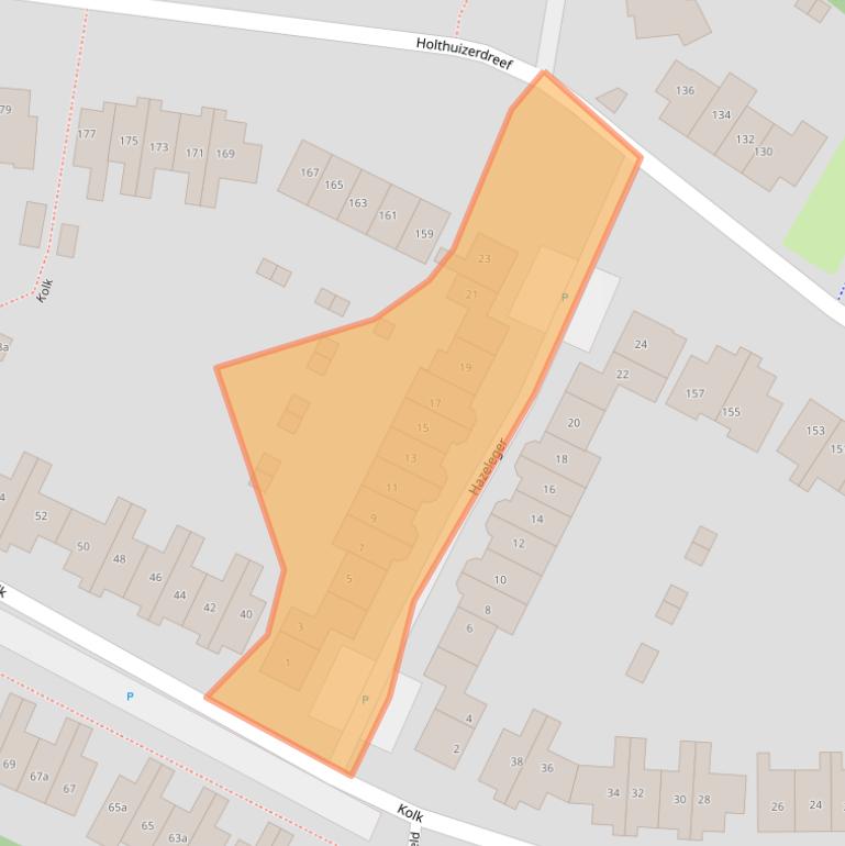 Kaart van postcodegebied 6852KH.