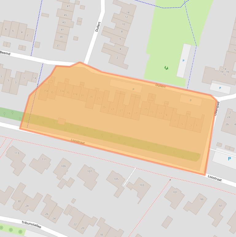 Kaart van postcodegebied 6852MA.