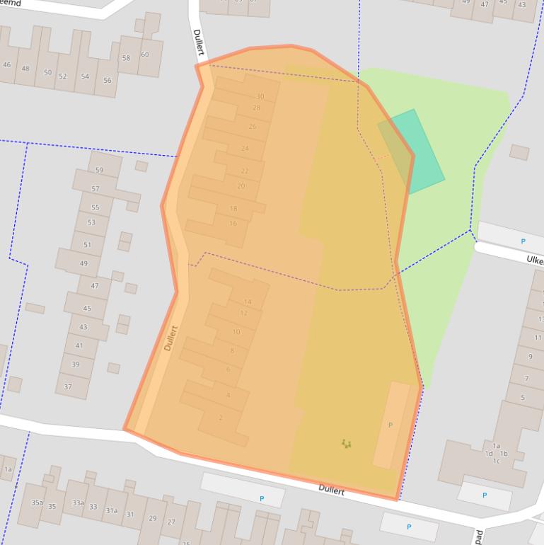 Kaart van postcodegebied 6852MD.