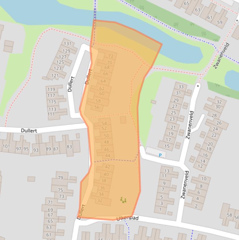 Kaart van postcodegebied 6852ME.