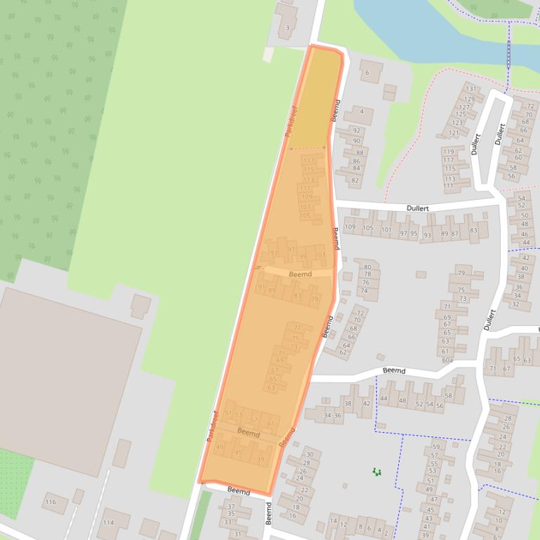 Kaart van postcodegebied 6852MH.