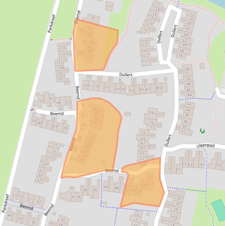 Kaart van postcodegebied 6852MK.