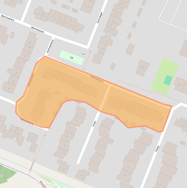 Kaart van postcodegebied 6852NB.
