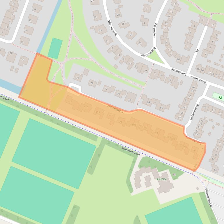 Kaart van postcodegebied 6852NC.