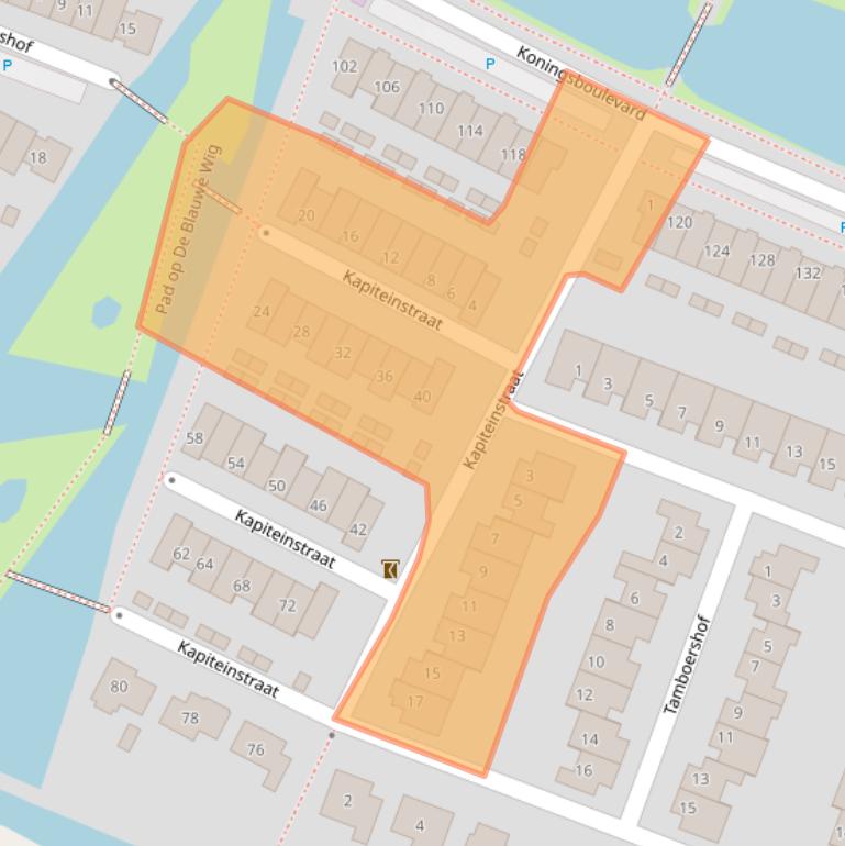 Kaart van postcodegebied 6852PD.