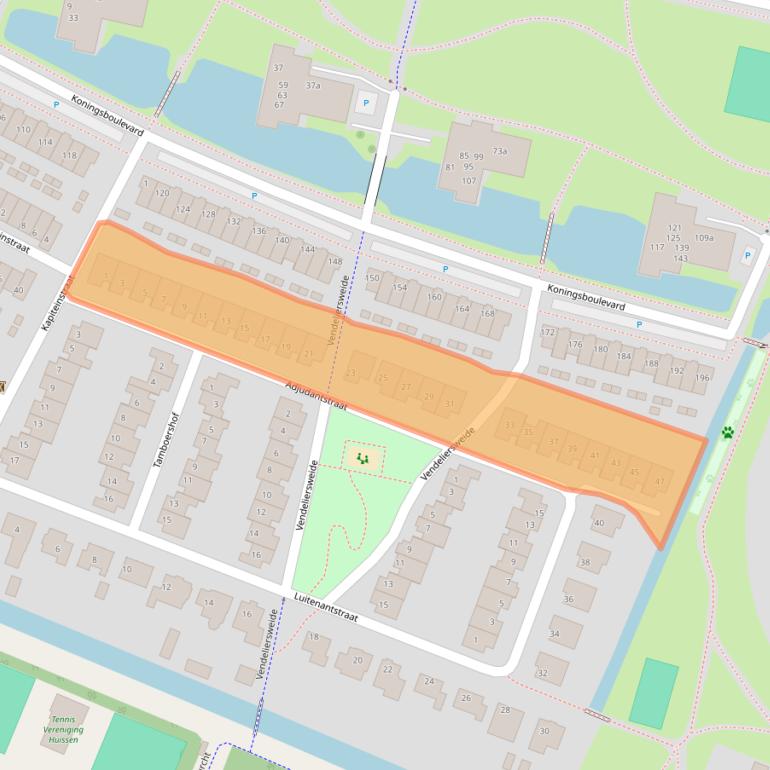 Kaart van postcodegebied 6852PG.