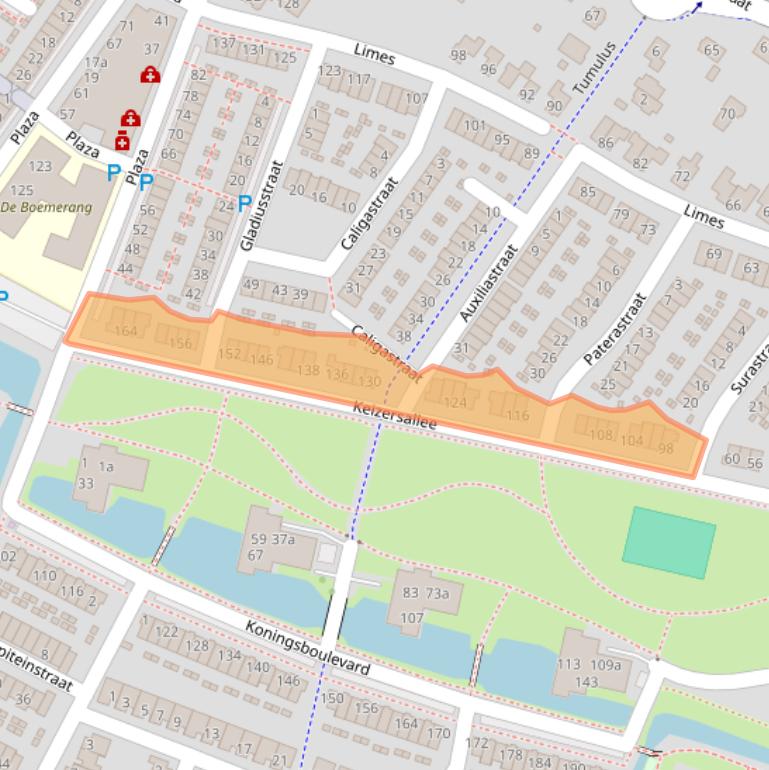 Kaart van postcodegebied 6852RD.