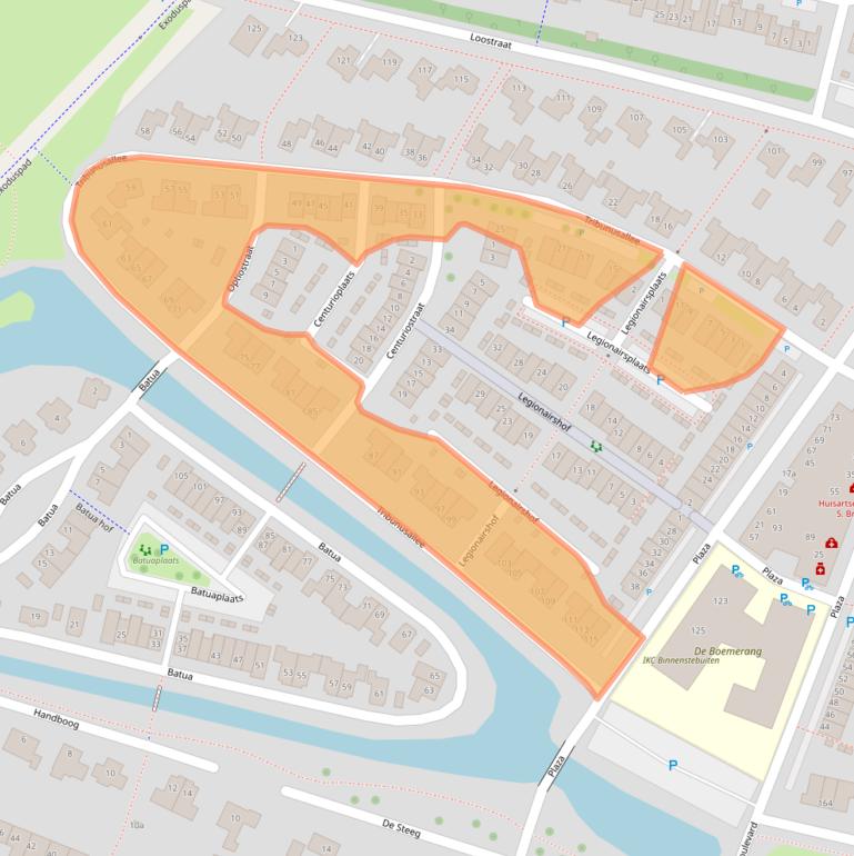 Kaart van postcodegebied 6852RJ.