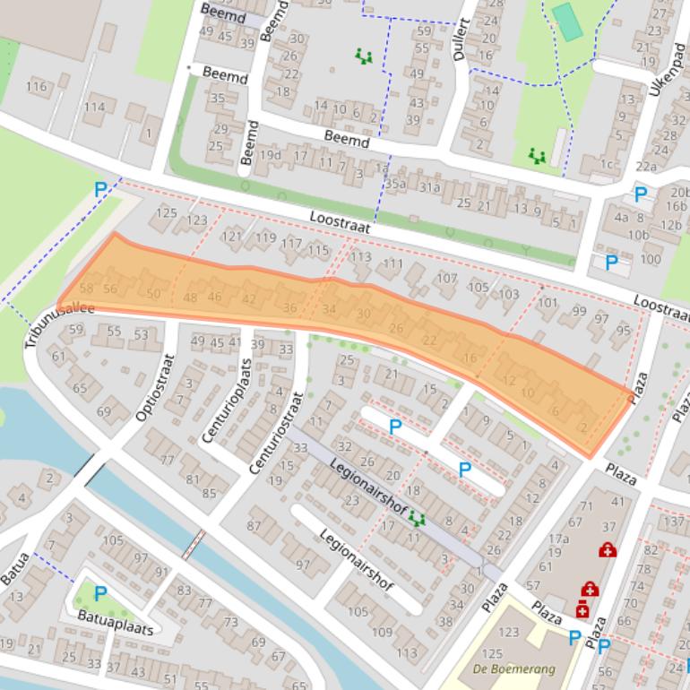 Kaart van postcodegebied 6852RK.