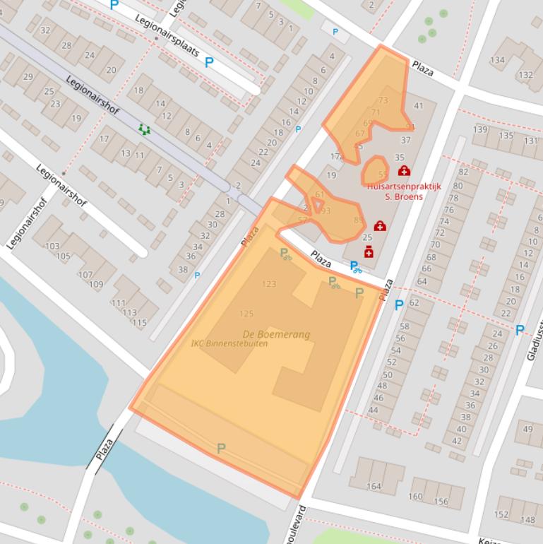 Kaart van postcodegebied 6852RM.