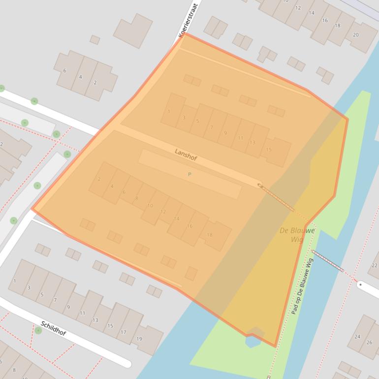 Kaart van postcodegebied 6852TE.