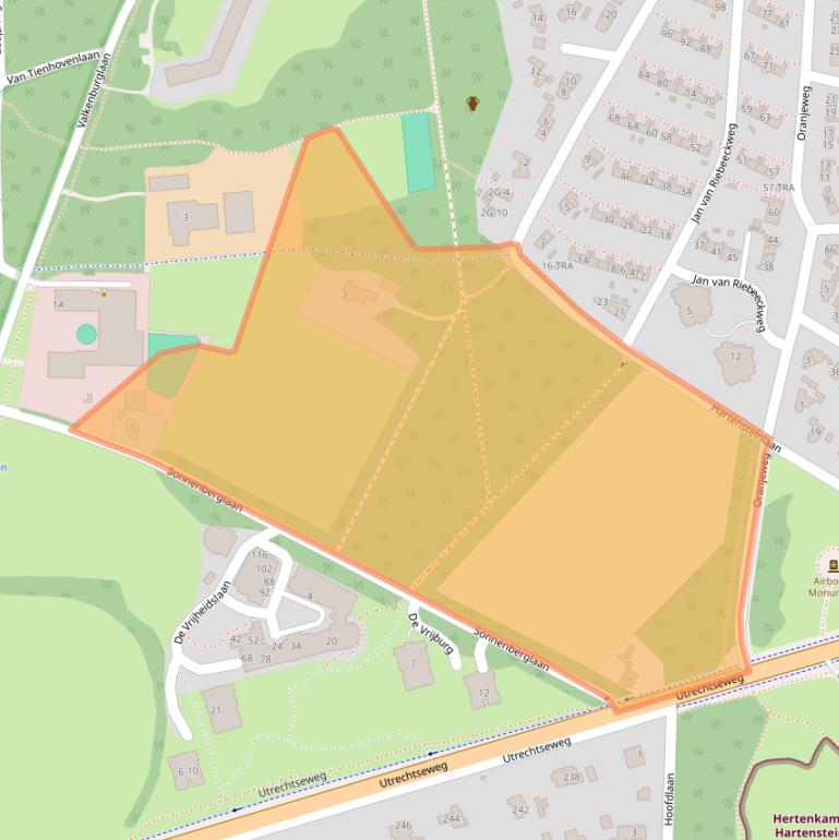 Kaart van postcodegebied 6861AK.