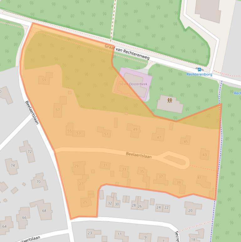 Kaart van postcodegebied 6861AT.