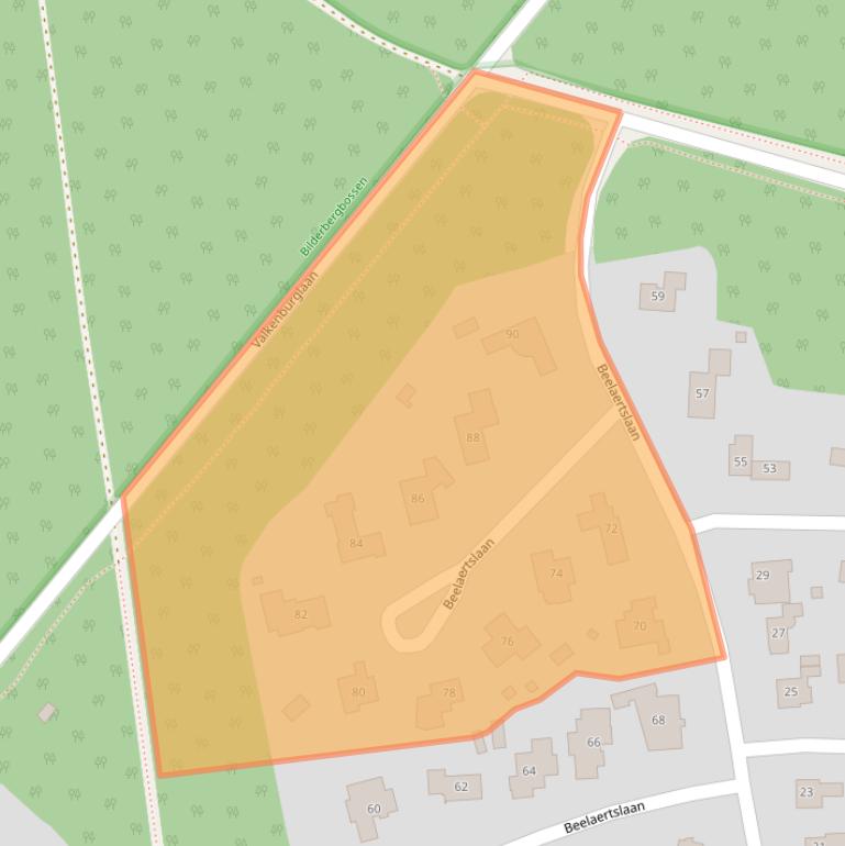 Kaart van postcodegebied 6861AZ.