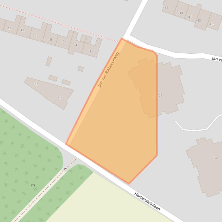 Kaart van postcodegebied 6861BC.